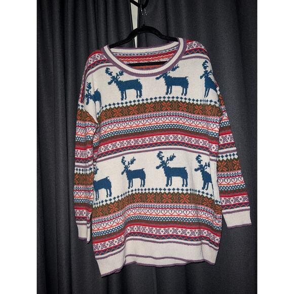 Ugly Christmas Sweater Xmas Size Large - Picture 1 of 2